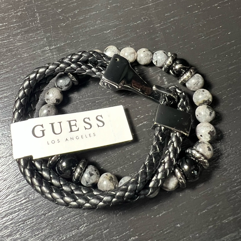 Guess Black and Gray 2 Piece Bracelet Set - Picture 3 of 7